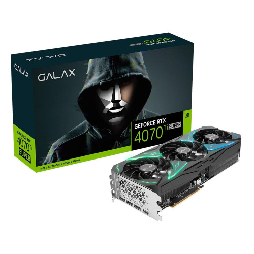 Видеокарта GALAX GeForce RTX 4070Ti SUPER SG 1-Click OC [PCI-E 4.0 16 ГБ GDDR6X, 256 бит, 3 x DisplayPort, HDMI, GPU 2340 МГц]