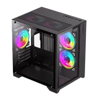 Корпус Gamemax Vista Infinity Mini Black [Mini-Tower, Micro-ATX, Mini-ITX, USB 3.2 Gen1 Type-A, USB 2.0]