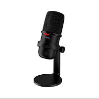 Микрофон HyperX SoloCast черный [проводной, настольный, подвесной, -6 дБ, от 20 Гц до 20000 Гц, кабель - 200 см, USB]
