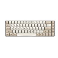Клавиатура проводная+беспроводная DarkFlash GD68 white-milky [механическая Yellow switch, клавиш - 68, радиоканал, USB, молочный, 1200 mAh]