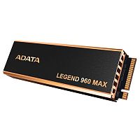 2000 ГБ SSD M.2 накопитель ADATA LEGEND 960 MAX [PCI-E 4.0 x4, чтение - 7400 Мбайт/сек, запись - 6800 Мбайт/сек, NVM Express]