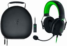 Проводная гарнитура Razer BlackShark V2 Special Edition черный [7.1 Virtual, поддержка Nintendo Switch, PS4, PS5, Xbox one, охватывающие, 12 Гц - 28000 Гц, 32Ω, проводной, кабель - 1.8 м]