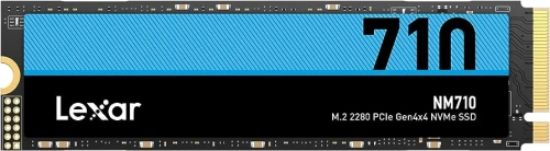 1000 ГБ SSD M.2 накопитель Lexar NM710  [PCI-E 4.x x4, чтение - 5000 Мбайт/сек, запись - 4500 Мбайт/сек, 3 бит TLC, NVM Express]