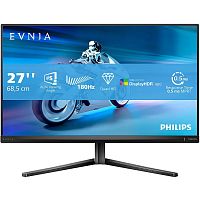 27" Монитор Philips Evnia 27M2N5500 черный [2560x1440@180 Гц, IPS, 1200:1, 350 Кд/м², 178°/178°, HDMI x2, DisplayPort]
