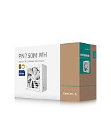 Блок питания DEEPCOOL PN750M WH [750W, 80+ Gold, APFC, 20 + 4 pin, 4+4 pin x2 CPU, 8 SATA, 16 pin (12V-2x6), 6+2 pin x3 PCI-E]
