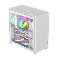 Корпус Gamemax SPARK PRO белый [Mid-Tower, Micro-ATX, Mini-ITX, DTX, Standard-ATX, USB 3.2 Gen1 Type-A, USB-C, Audio 3.5mm]