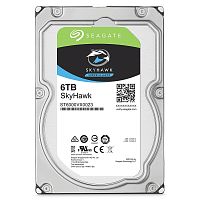 6 ТБ Жесткий диск Seagate SkyHawk [ST6000VX008] [SATA III, 6 Гбит/с, 5900 об/мин, кэш память - 256 МБ, RAID Edition]