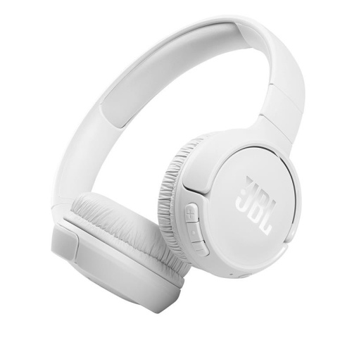 Проводная гарнитура JBL T500 White белый [2.0, охватывающие, 20 Гц - 20000 Гц, 32Ω, проводной, кабель - 1.2 м]