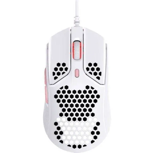 Мышь проводная HyperX Pulsefire Haste белый [16000 dpi, светодиодный, USB Type-A, кнопки - 6]
