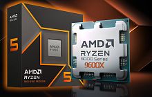 Процессор AMD Ryzen 5 9600X OEM [AM5, 6 x 3.9 ГГц, L2 - 6 МБ, L3 - 32 МБ, 2 х DDR5-5200 МГц, AMD Radeon Graphics, TDP 65 Вт]