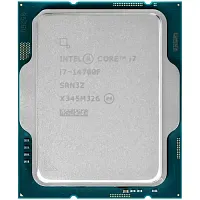 Процессор Intel Core i7-14700F OEM [LGA 1700, 8P x 2.1 ГГц, 12E x 1.5 ГГц, L2 - 28 МБ, L3 - 33 МБ, 2 х DDR4, DDR5-5600 МГц, TDP 219 Вт]