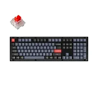 Клавиатура проводная Keychron V6 [V6C1] [механическая Keychron K Pro Red, клавиш - 108, USB, черная]
