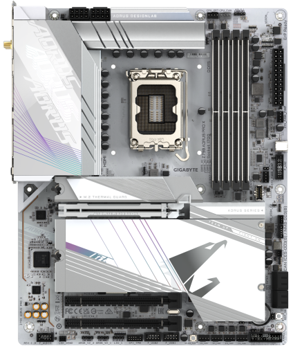 Материнская плата GIGABYTE Z790 AORUS PRO X [LGA 1700, Intel Z790, 4xDDR5-4800 МГц, 3xPCI-Ex16, 5xM.2, Standard-ATX]