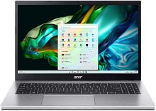 Ноутбук Acer Aspire 3 AMD Ryzen 7 5700U(up to 4.3GHz), 16GB DDR4, 1TB SSD m.2 NVMe, 15.6" FHD, AMD Radeon RX Vega 8, WF, BT, DOS, Silver, US plug [NX.KSJEX.003]