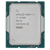 Процессор Intel Core i7-12700K OEM [LGA 1700, 8P x 3.6 ГГц, 4E x 2.7 ГГц, L2 - 12 МБ, L3 - 25 МБ, 2 х DDR4, DDR5-4800 МГц, Intel UHD Graphics 770, TDP 190 Вт]