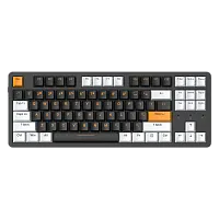 Клавиатура проводная Dareu A 87 PRO черная [механическая V3 Sky Blue Switch, клавиш - 87, Bluetooth, радиоканал, USB, до 15 дней работы, черная]