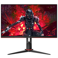 27" Монитор AOC Q27G2U/BK черный [2560x1440@144 Гц, VA, LED, 3000:1, 250 Кд/м², 178°/178°, DisplayPort 1.2, HDMI 2.0 x2, USB х4 шт, AMD FreeSync Premium]