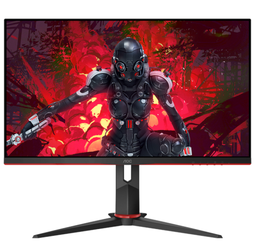 27" Монитор AOC Q27G2U/BK черный [2560x1440@144 Гц, VA, LED, 3000:1, 250 Кд/м², 178°/178°, DisplayPort 1.2, HDMI 2.0 x2, USB х4 шт, AMD FreeSync Premium]