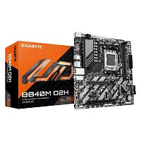 Материнская плата GIGABYTE B840M D2H [AM5, AMD B840, mATX, 2×DDR5 до 128 ГБ, 2×M.2, 2.5 GbE, 6×USB]