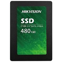 480 ГБ 2.5" SATA накопитель Hikvision C100 [SATA, чтение - 550 Мбайт/сек, запись - 420 Мбайт/сек, 3D NAND 3 бит TLC]