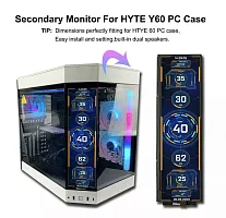 HYTE Y60 Modern Aesthetic Dual Chamber Panoramic Tempered Glass Mid-Tower ATX Computer Gaming Case with PCIE 4.0 Riser Cable Included, White (CS-HYTE-Y60-BW)