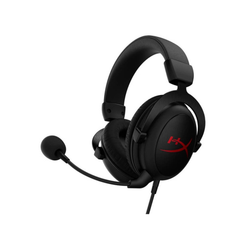 Проводные наушники HyperX Cloud Core 7.1 черный [7.1 Virtual, охватывающие, 15 Гц - 25000 Гц, 60Ω, проводной, кабель - 1 м]