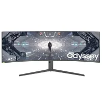 49" Монитор Samsung Odyssey G9 C49G95TSSI белый/черный [5120x1440@240 Гц, VA, QLED, 2500:1, 420 Кд/м², 178°/178°, DisplayPort 1.4 x2, HDMI 2.0, USB х2 шт, изогнутый: 1000R, AMD FreeSync Premium Pro, NVIDIA G-SYNC Compatible]