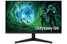 27" Монитор Samsung Odyssey G5 LS27FG532EIXCI черный [2560x1440@200 Гц, IPS, 1000:1, 300 Кд/м², 178°/178°, HDMI x2, DisplayPort]