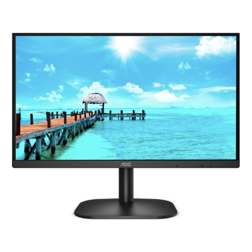 23.8" Монитор AOC 24B2XH черный [1920x1080 (FullHD)@75 Гц, IPS, LED, 1000:1, 250 Кд/м², 178°/178°, HDMI 1.4, VGA (D-Sub)]