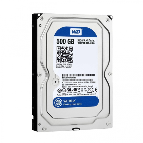 Жесткий диск 3.5" 500 GB [SATA III, до 7200 rpm, до 180 Мбайт/сек, кэш-память - до 256 МБ]