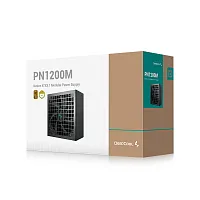 Блок питания DeepCool PN1200M [1200W, 80+ Gold, ATX 3.1/PCIe 5.1, APFC, 20 + 4 pin, 4+4 pin x2 CPU, 8 SATA, 12V‑2x6 pin GPU + 3 x 6+2 pin PCI‑E, полностью модульный]