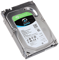 4 ТБ Жесткий диск Seagate SkyHawk [ST4000VX016] [SATA III, 6 Гбит/с, 5400 об/мин, кэш память - 256 МБ, RAID Edition]