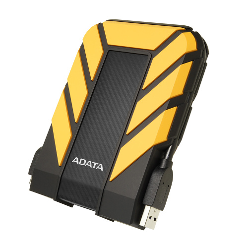 1 ТБ Внешний HDD ADATA HD710 Pro [2.5", 5400 rpm, USB 3.2 Gen 1 Type-A, желтый]