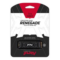 1000 ГБ SSD M.2 накопитель Kingston FURY Renegade [SFYRS/1000G] [PCI-E 4.0 x4, чтение - 7300 Мбайт/сек, запись - 6000 Мбайт/сек, 3 бит TLC, NVM Express]