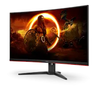 31.5" Монитор AOC CQ32G2E [2560x1440@155 Гц, VA, LED, 3000:1, 250 Кд/м², 178°/178°, DisplayPort 1.2, HDMI 2.0 x2, изогнутый: 1500R, AMD FreeSync Premium]