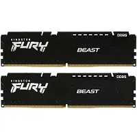 Оперативная память Kingston FURY Beast Black [KF552C40BBK2-32] 32 ГБ [DDR5, 16 ГБx2 шт, 5200 МГц, 40-40-40]