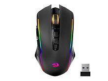 Мышь беспроводная/проводная Redragon Nix M914-RGB черный [10000 dpi, RGB-подсветка, USB, радиоканал/Bluetooth, кнопки - 9]