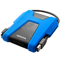 2 ТБ Внешний HDD ADATA HD680 [2.5", USB 3.2 Gen1 Type-A, синий]