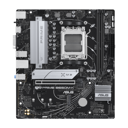 Материнская плата ASUS PRIME B650M-K [AM5, AMD B650, 2xDDR5-5200 МГц, 1xPCI-Ex16, 2xM.2, Micro-ATX]