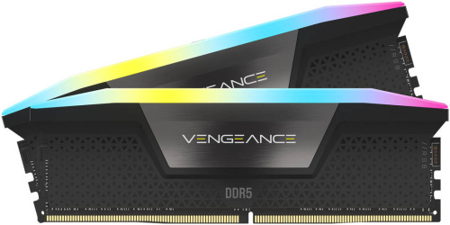 Оперативная память Corsair Vengeance RGB [CMH64GX5M2B5600C40] 32 ГБ [DDR5, 16 ГБx2 шт, 5600 МГц, 40-40-40-77]