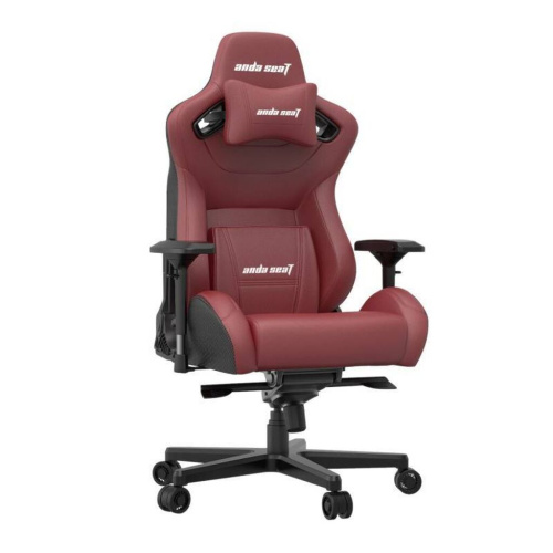 Кресло игровое AndaSeat Kaiser 2 XL бордовый [экокожа, до 150 кг, подголовник, подлокотники - 4D]