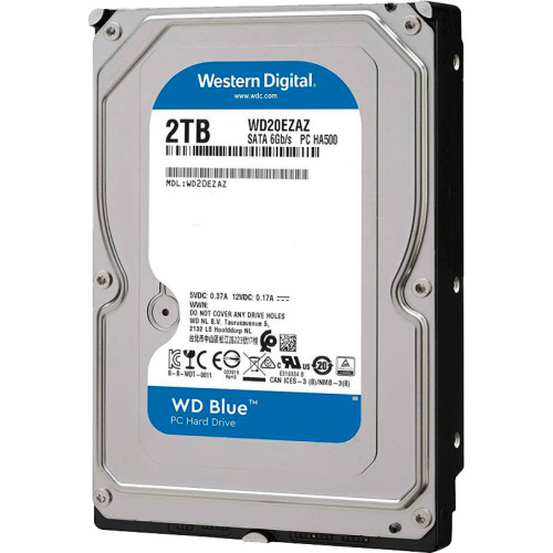 Жесткий диск 3.5" 2 TB [SATA III, до 7200 rpm, до 180 Мбайт/сек, кэш-память - до 256 МБ]