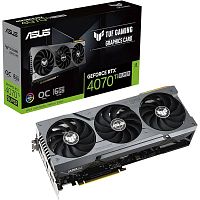 Видеокарта ASUS GeForce RTX 4070 Ti Super TUF Gaming OC Edition [PCI-E 4.0 16 ГБ GDDR6X, 256 бит, 3 x DisplayPort, HDMI, GPU 2340 МГц]