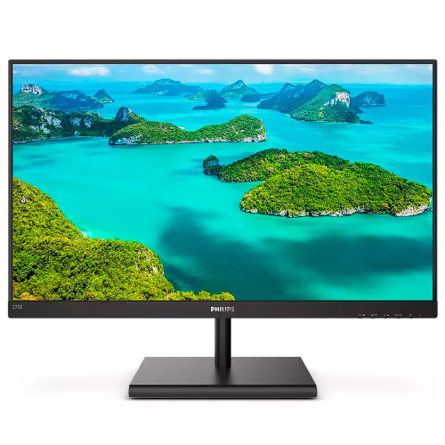 27" Монитор Philips 275E1S черный [2560x1440@75 Гц, IPS, LED, 1000:1, 250 Кд/м², 178°/178°, DisplayPort 1.2, HDMI 1.4, VGA (D-Sub), AMD FreeSync]