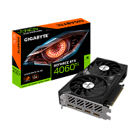 Видеокарта RTX 4060Ti Gigabyte GeForce RTX 4060 Ti WINDFORCE OC 8GB GDDR6, Engine clock 2535MHz, Memory clock 18000MHz, 128Bit, 2xDP, 2xHDMI [GV-N406TWF2OC-8GD]