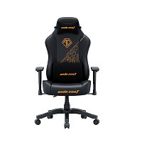 Кресло игровое AndaSeat Phantom 3 Tiger черный [экокожа (PVC), до 100 кг, 2D подлокотники, качание]