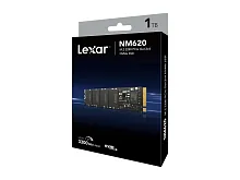 1000 ГБ SSD M.2 накопитель Lexar NM620  [PCI-E 3.x x4, чтение - 33000 Мбайт/сек, запись - 3000 Мбайт/сек, 3 бит TLC, NVM Express]