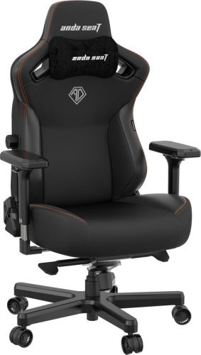 Кресло игровое AndaSeat Kaiser 3 черный [экокожа, до 120 кг, подголовник, подлокотники - 4D]