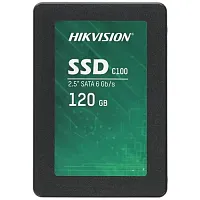 120 ГБ 2.5" SATA накопитель Hikvision C100 [HS-SSD-C100/120G] [SATA, чтение - 550 Мбайт/сек, запись - 420 Мбайт/сек, 3D NAND 3 бит TLC]