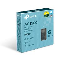 Wi-Fi адаптер TP-LINK Archer T3U [USB, 4 (802.11n), 5 (802.11ac), 1267 Мбит/с, 2.4 ГГц, 5 ГГц, антенна - внутренняя, передатчик - 20 dBm]